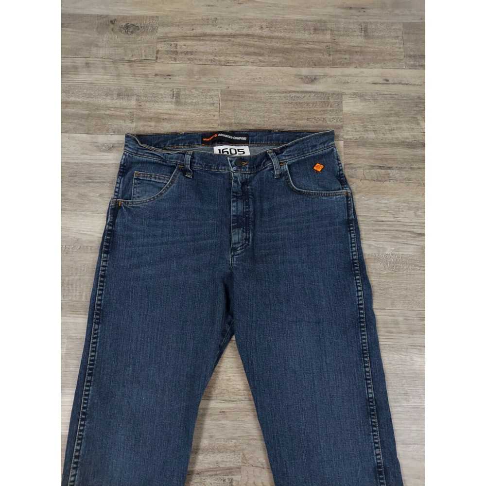 Wrangler Wrangler FR Jeans Mens 36X34* Blue Work … - image 3