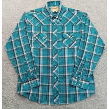 Wrangler Wrangler Shirt XL Men's Western Pearl Sn… - image 1