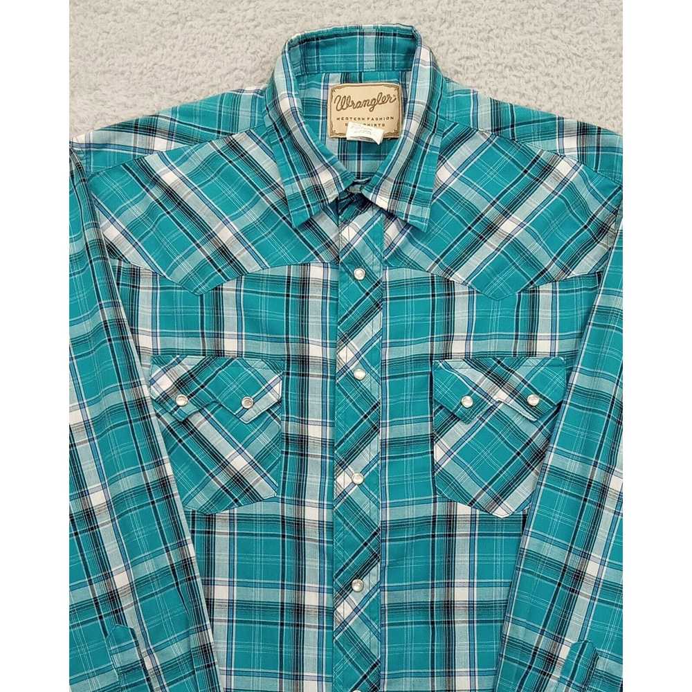 Wrangler Wrangler Shirt XL Men's Western Pearl Sn… - image 2