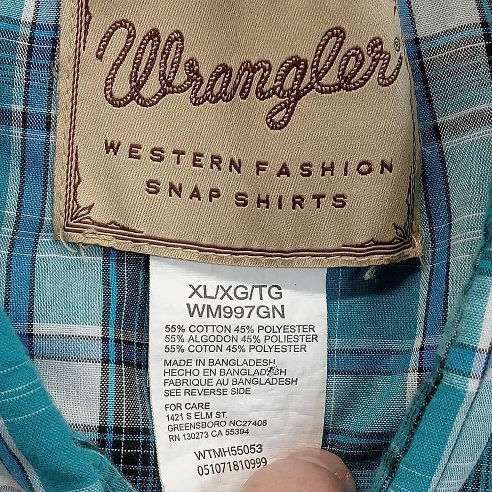 Wrangler Wrangler Shirt XL Men's Western Pearl Sn… - image 4