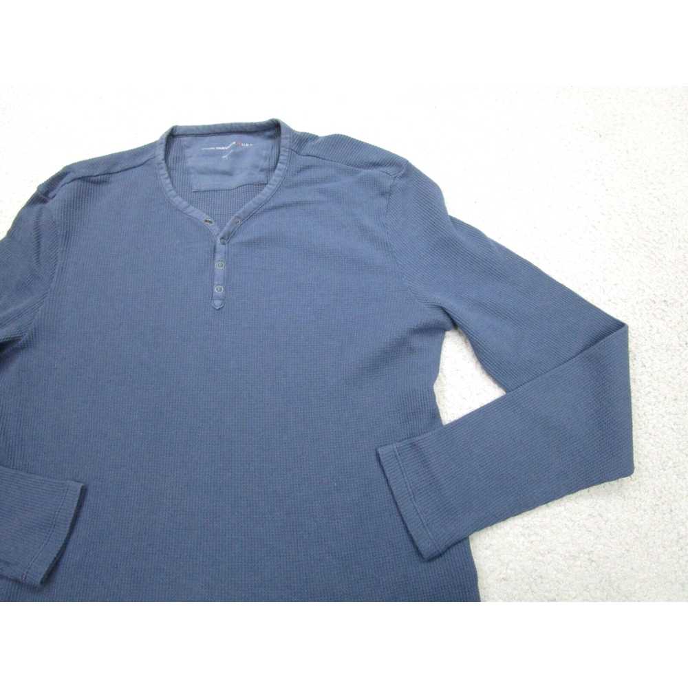 John Varvatos John Varvatos Shirt Mens L Blue Hen… - image 2