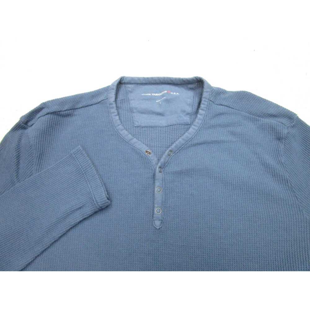 John Varvatos John Varvatos Shirt Mens L Blue Hen… - image 3