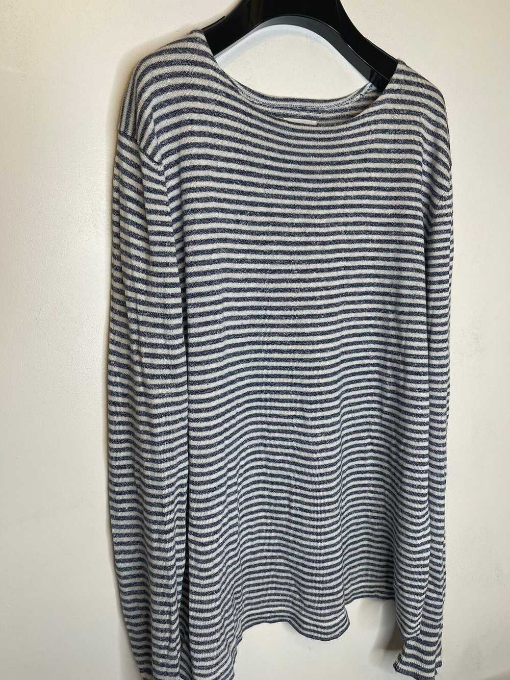 Save Khaki Striped Knit Sweater - image 2