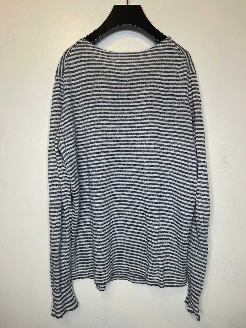 Save Khaki Striped Knit Sweater - image 4