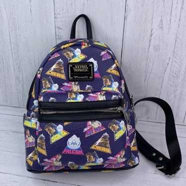 Loungefly Disney Star Wars Blue and Black Backpack