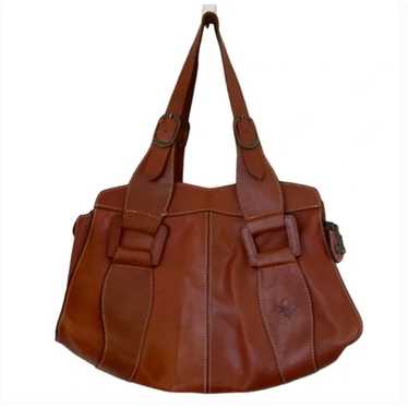 Patricia Nash Cognac Brown Leather Shoulderbag