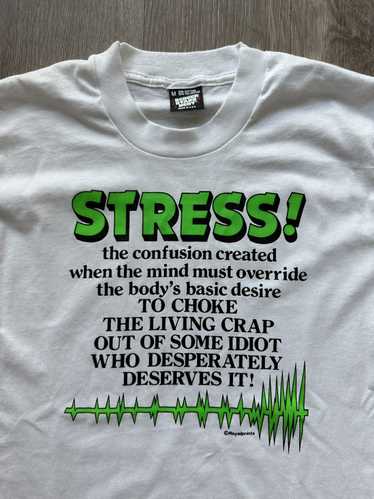 Humor × Vintage Vintage Stress Humor Tshirt