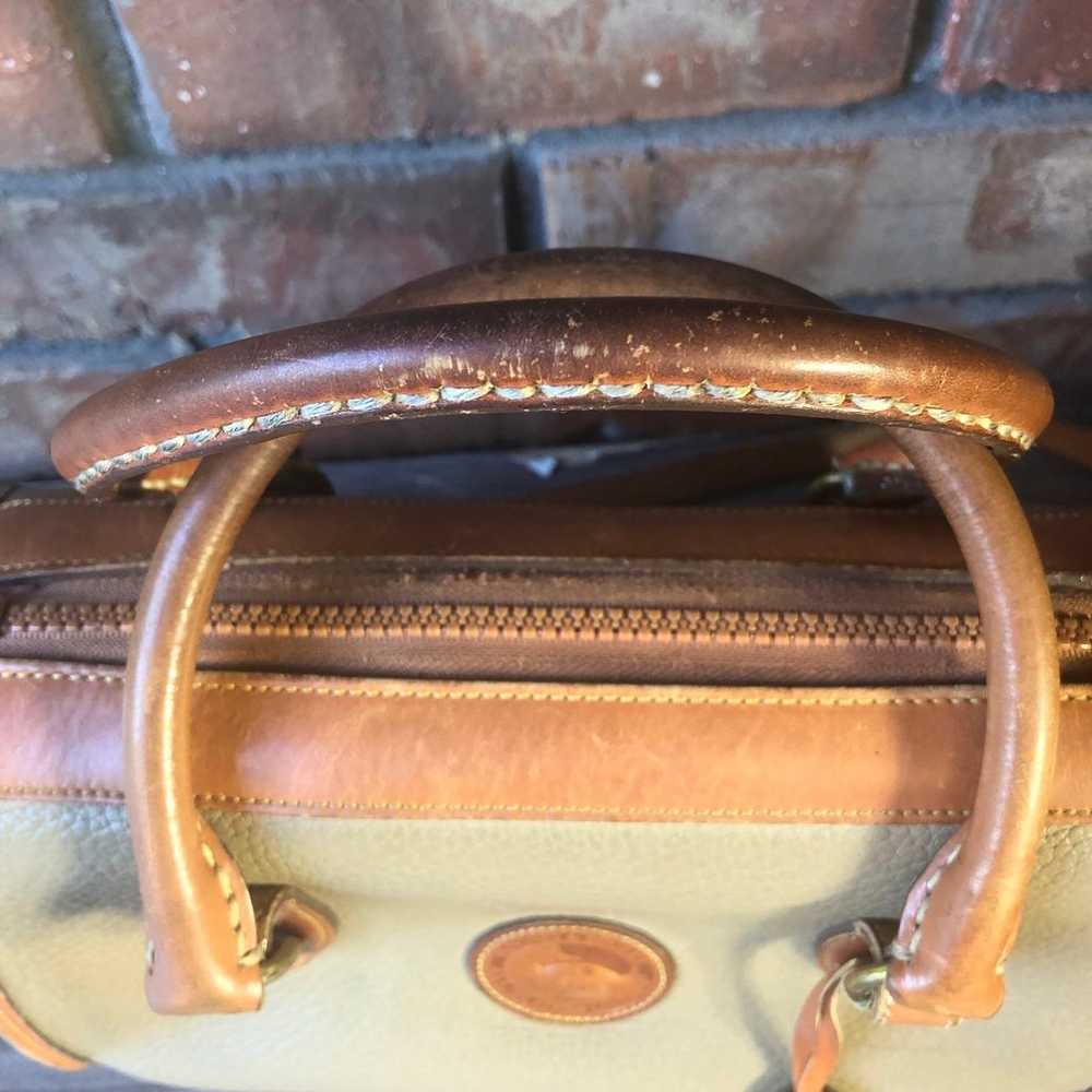 Dooney & Bourke Vintage Classic Leather Shoulder … - image 5