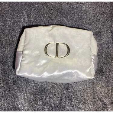 Christian Dior White Sparkly Makeup Bag