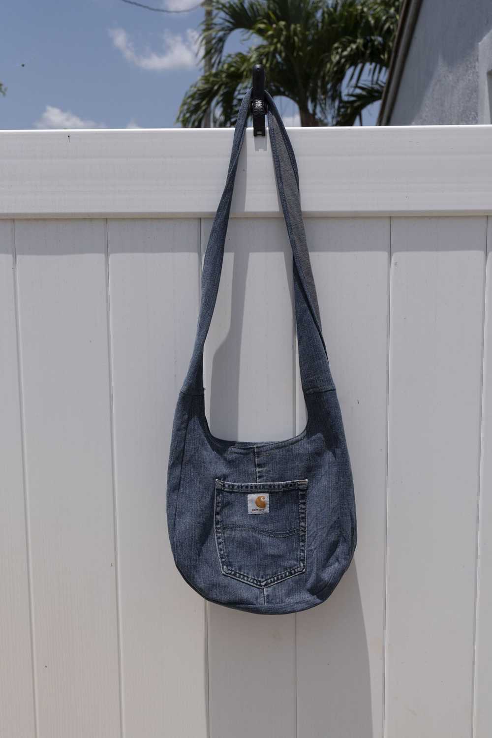 Carhartt × Vintage Upcycled Carhartt Sling bag / … - image 5