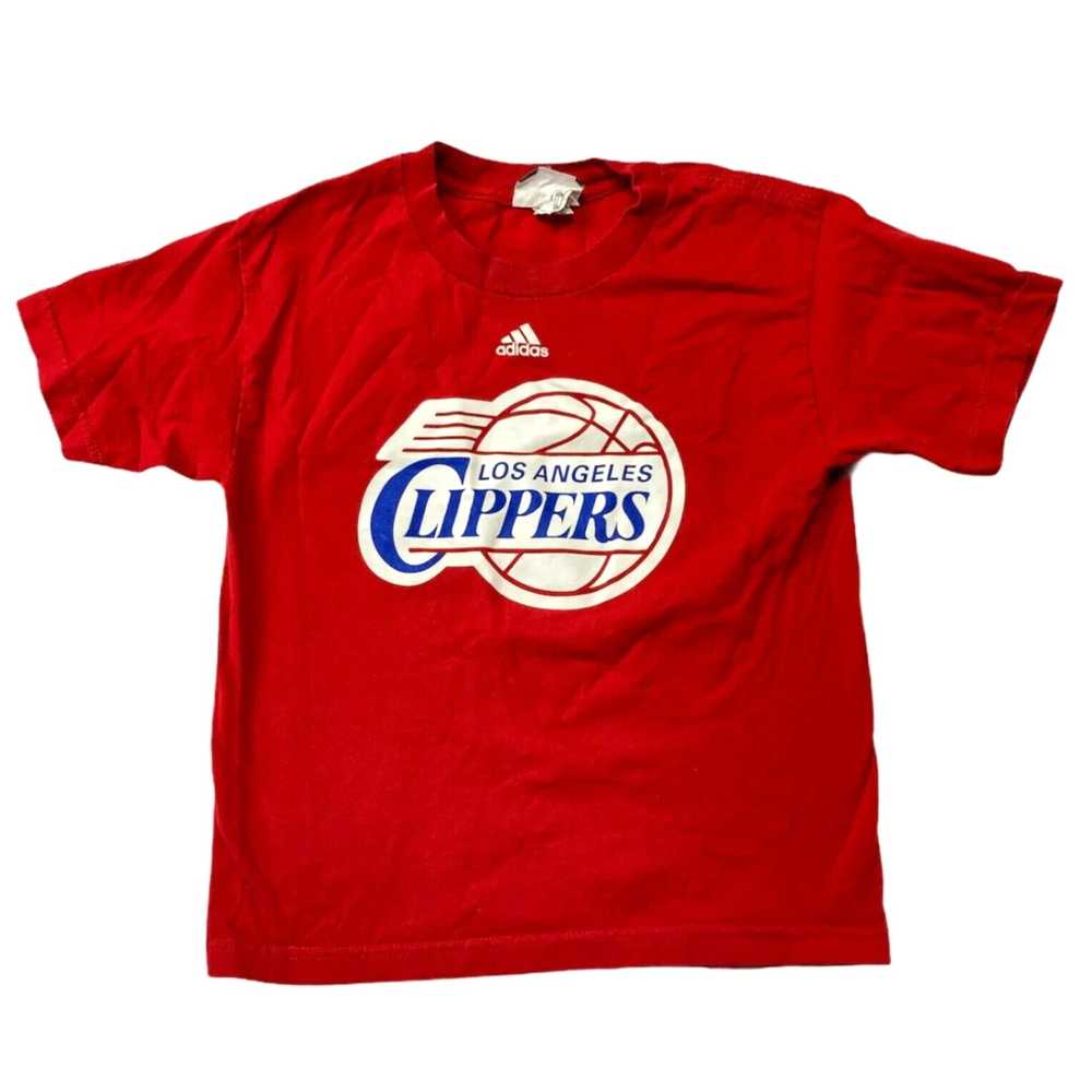 Adidas Los Angeles Clippers Shirt Boys Medium Red… - image 1