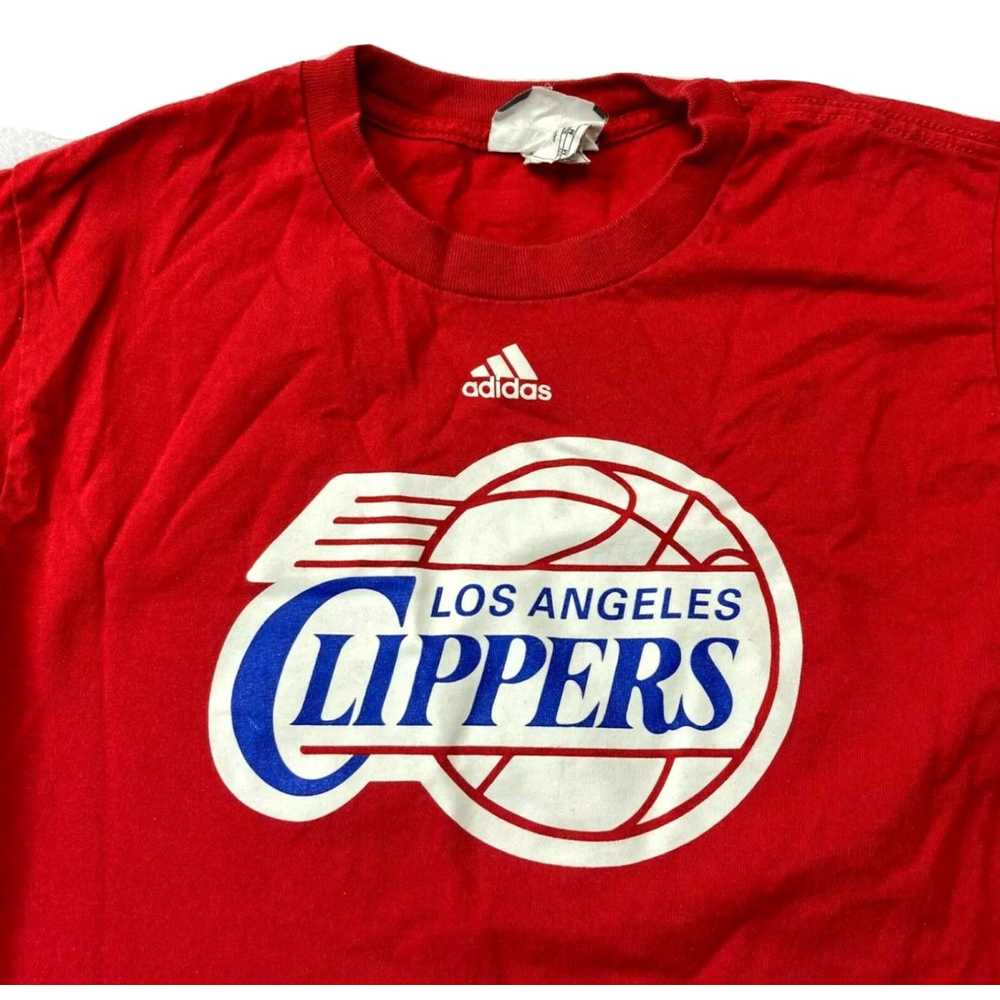 Adidas Los Angeles Clippers Shirt Boys Medium Red… - image 3