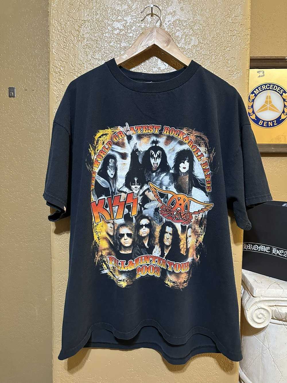 Aerosmith × Kiss × Vintage 2003 Kiss Aerosmith To… - image 1