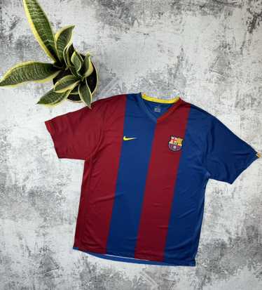 F.C. Barcelona × Nike × Soccer Jersey Vintage 200… - image 1