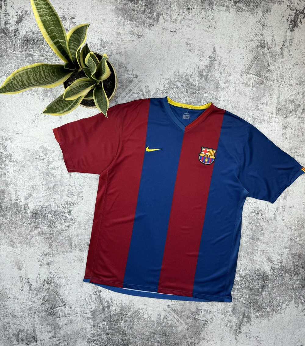 F.C. Barcelona × Nike × Soccer Jersey Vintage 200… - image 2