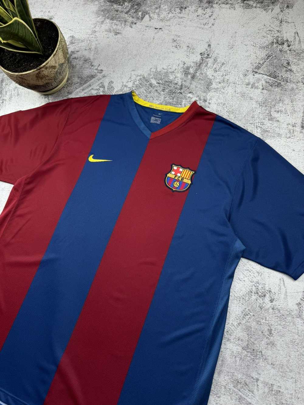 F.C. Barcelona × Nike × Soccer Jersey Vintage 200… - image 5