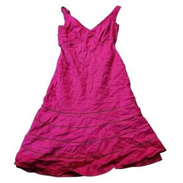 Ann Taylor Ann Taylor Size 2 Pink Linen Fit & Fla… - image 1