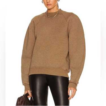 Agolde Agolde Tarron Mock Neck Sweatshirt Toffee … - image 1