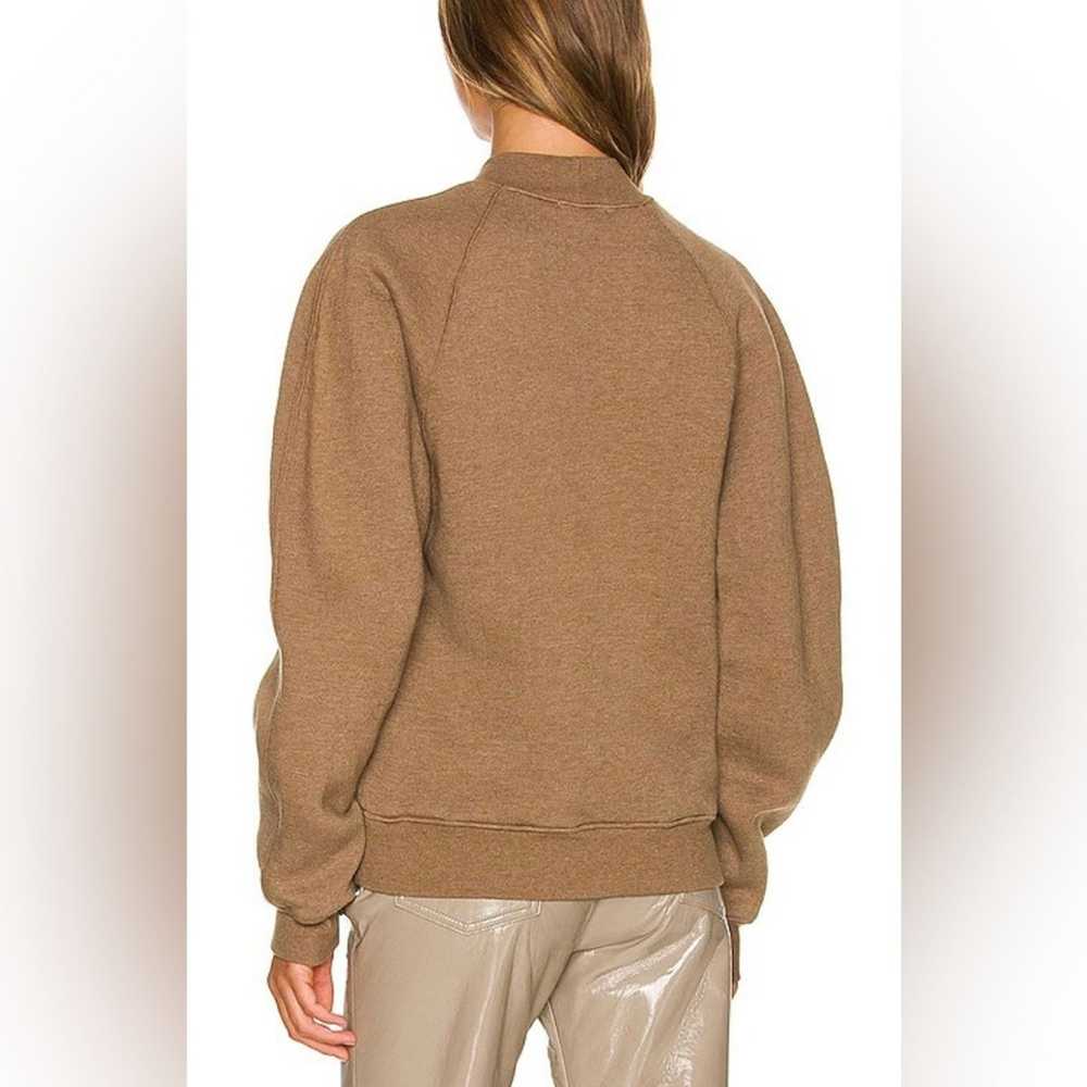 Agolde Agolde Tarron Mock Neck Sweatshirt Toffee … - image 4