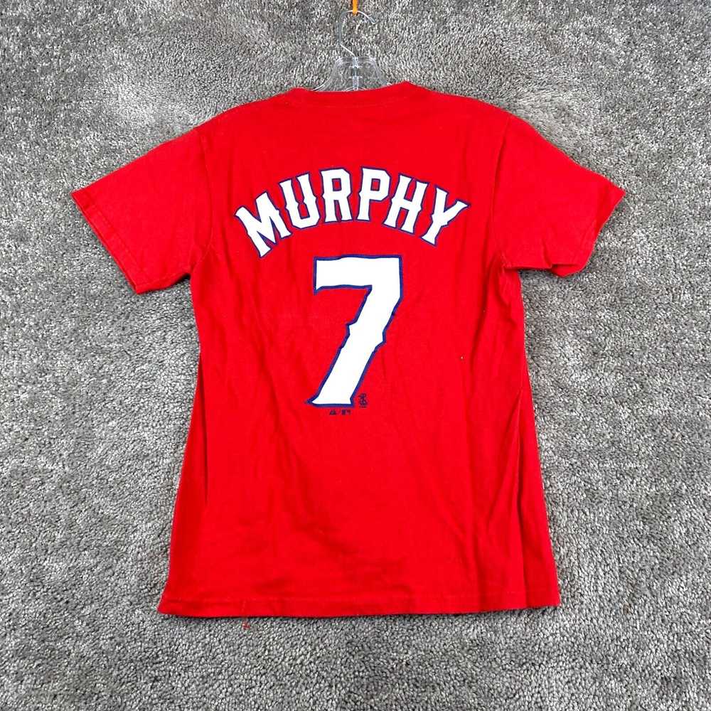 Vintage Majestic Texas Rangers Murphy 7 T-Shirt W… - image 3