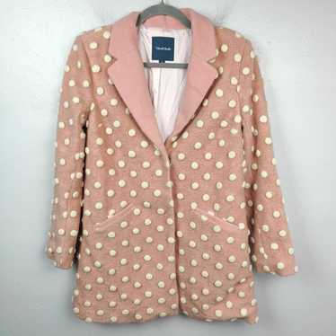 Other Modcloth 3D Polka Dot Coat Womens Small Pin… - image 1