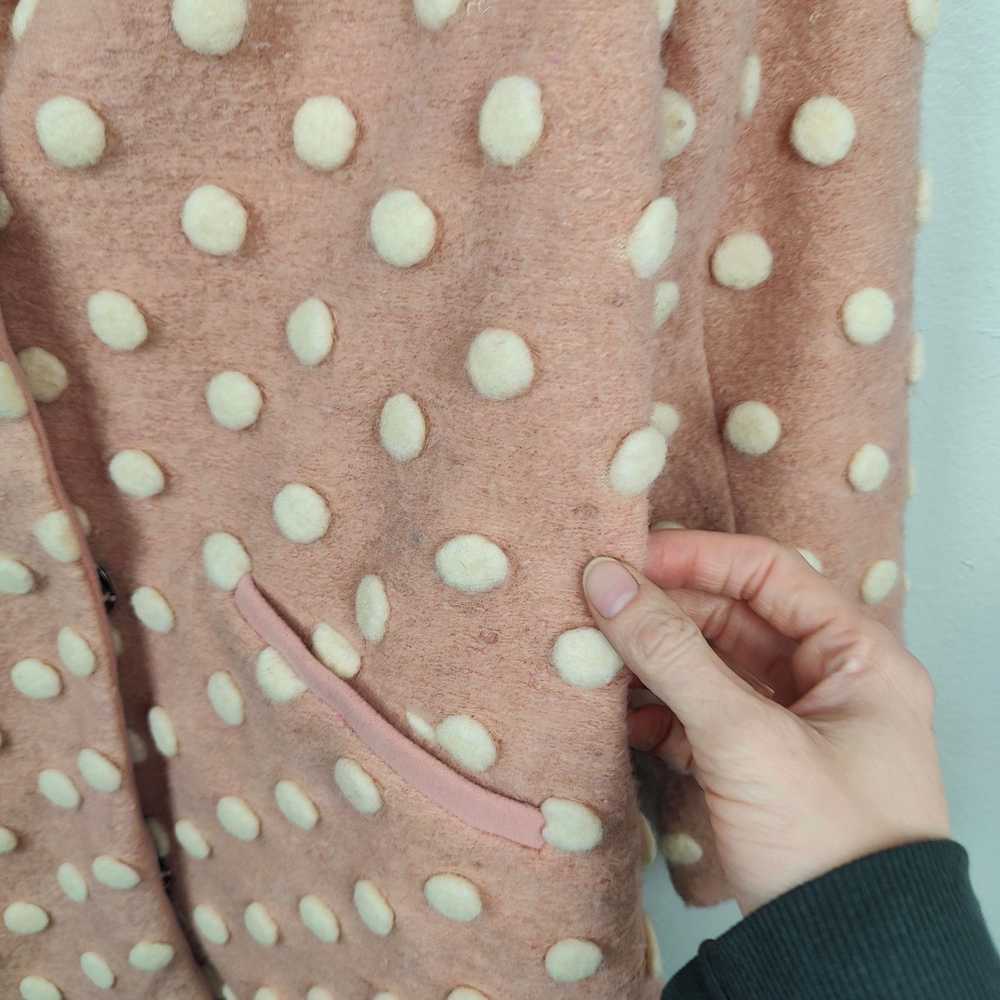 Other Modcloth 3D Polka Dot Coat Womens Small Pin… - image 5