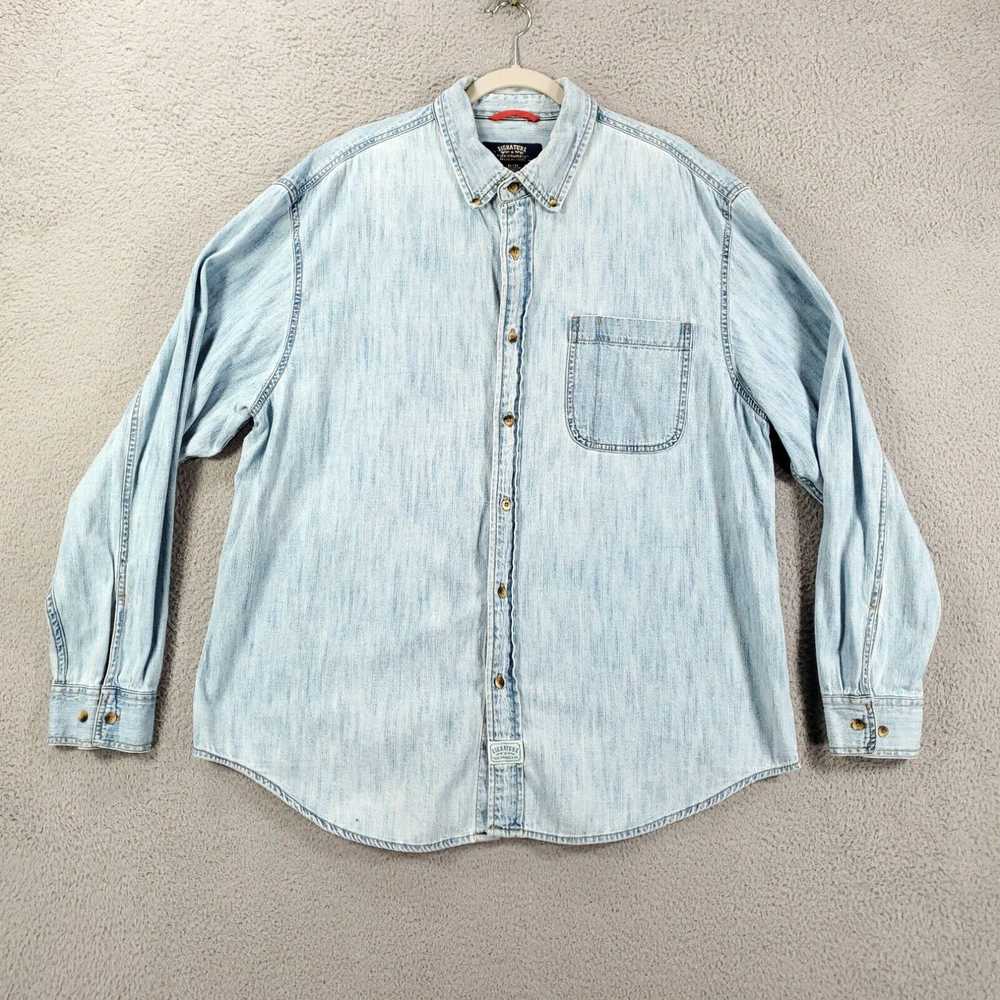 Levi's Levi Strauss and Co Shirt Mens XL Denim Ch… - image 1