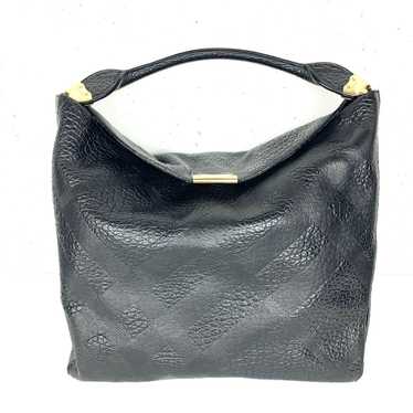 Burberry Burberry Embossed Check Leather Tote Slo… - image 1