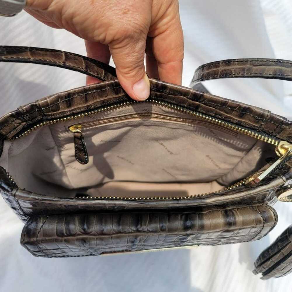 Brahmin Melbourne Zippered Top Crossbody Handbag - image 6