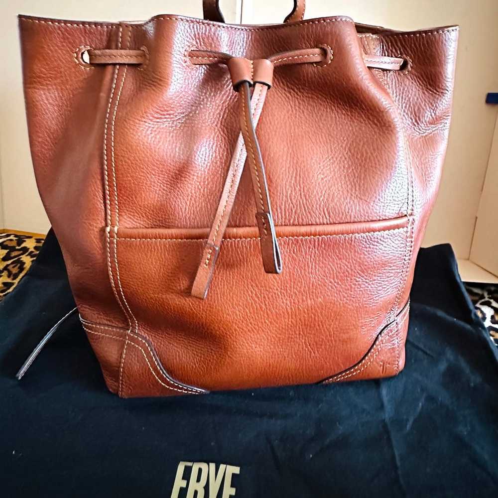 Frye Leather Backpack used once only - image 1