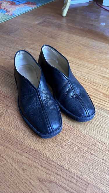 Lemaire Piped Leather Loafers