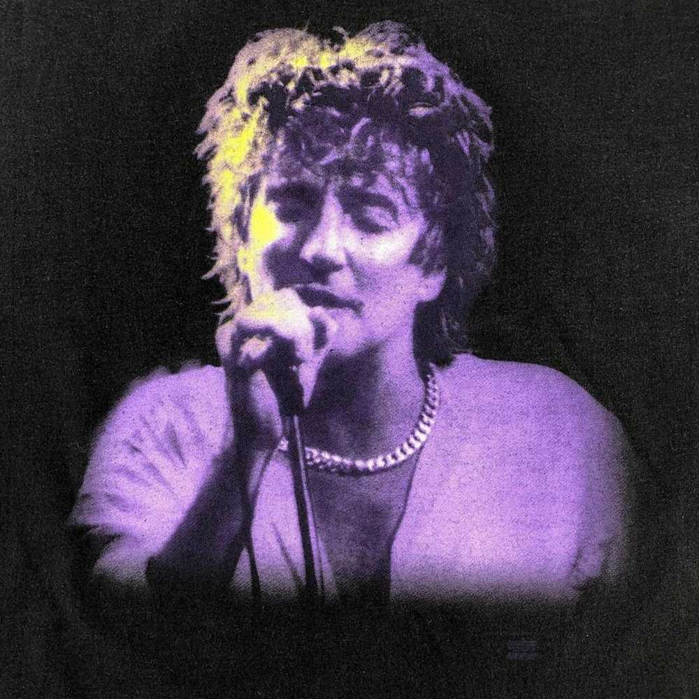 Band Tees × Vintage Rod Stewart concert tour doub… - image 3