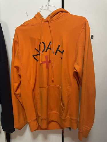 Noah Noah core logo hoodie in orange