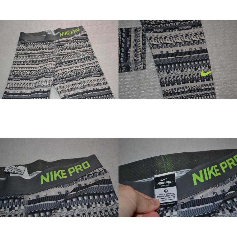 Nike 32889 Nike Gym Pants Leggings Gray Polyester… - image 4