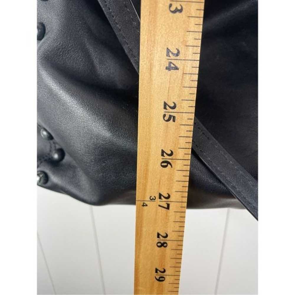 Loeffler Randall Black Studded Leather Crossbody … - image 5