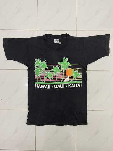 Hawaiian Shirt × Vintage 1986 Hawaii Maui Kauai X 