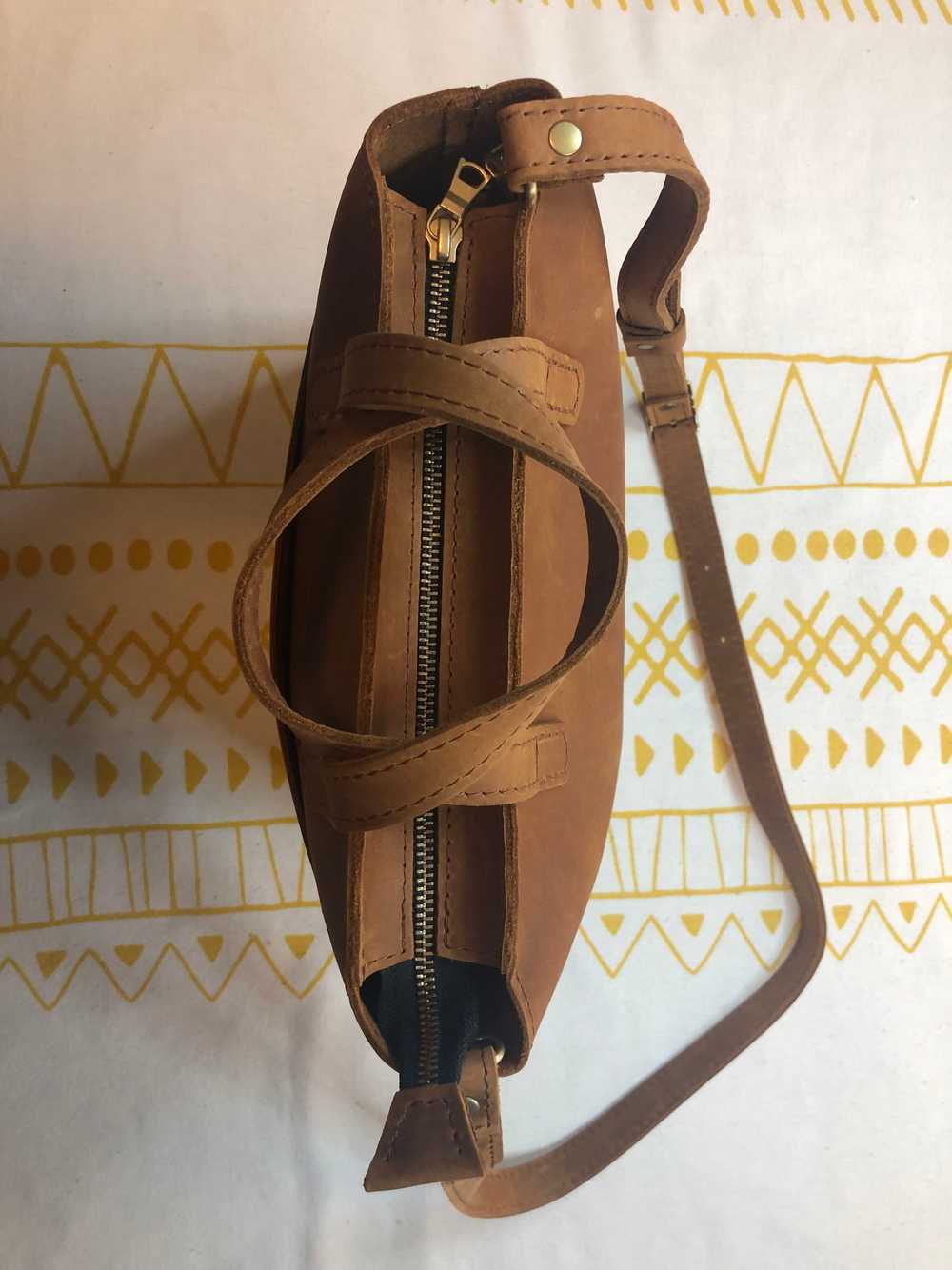 Portland Leather Dakota mini crossbody zipper tot… - image 8