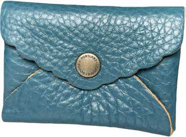 Portland Leather 🩵 Turquoise Mini Daisy Pouch - image 1