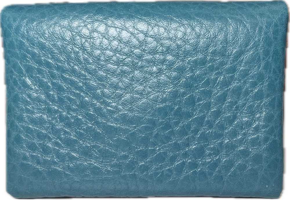 Portland Leather 🩵 Turquoise Mini Daisy Pouch - image 3