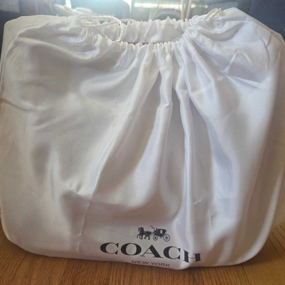 Coach Coated Canvas Signature Cary Shoulder Bag T… - image 2