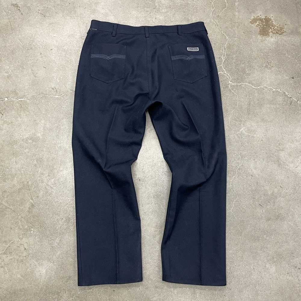 Streetwear × Vintage 70s poly flare bootcut pants… - image 2