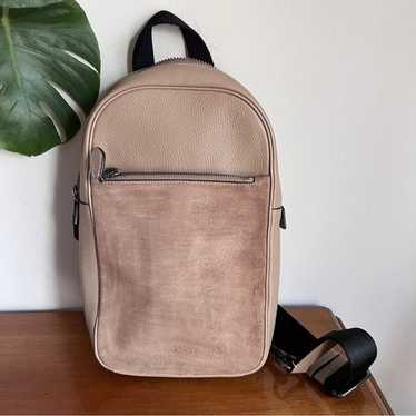 Coach Metropolitan Suede Leather One Strap Backpa… - image 1
