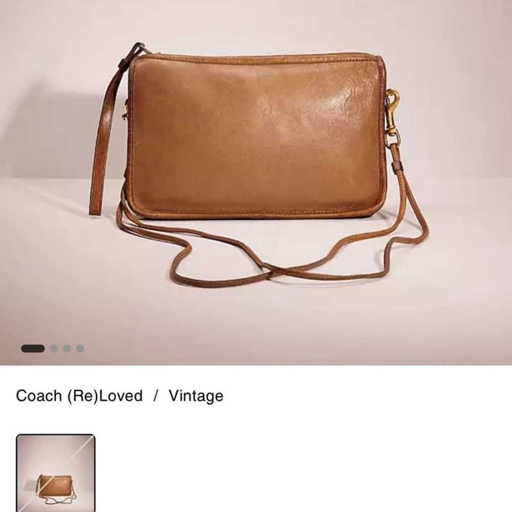 Vintage Coach Basic Bag 80’s NYC Black Leather Sh… - image 11