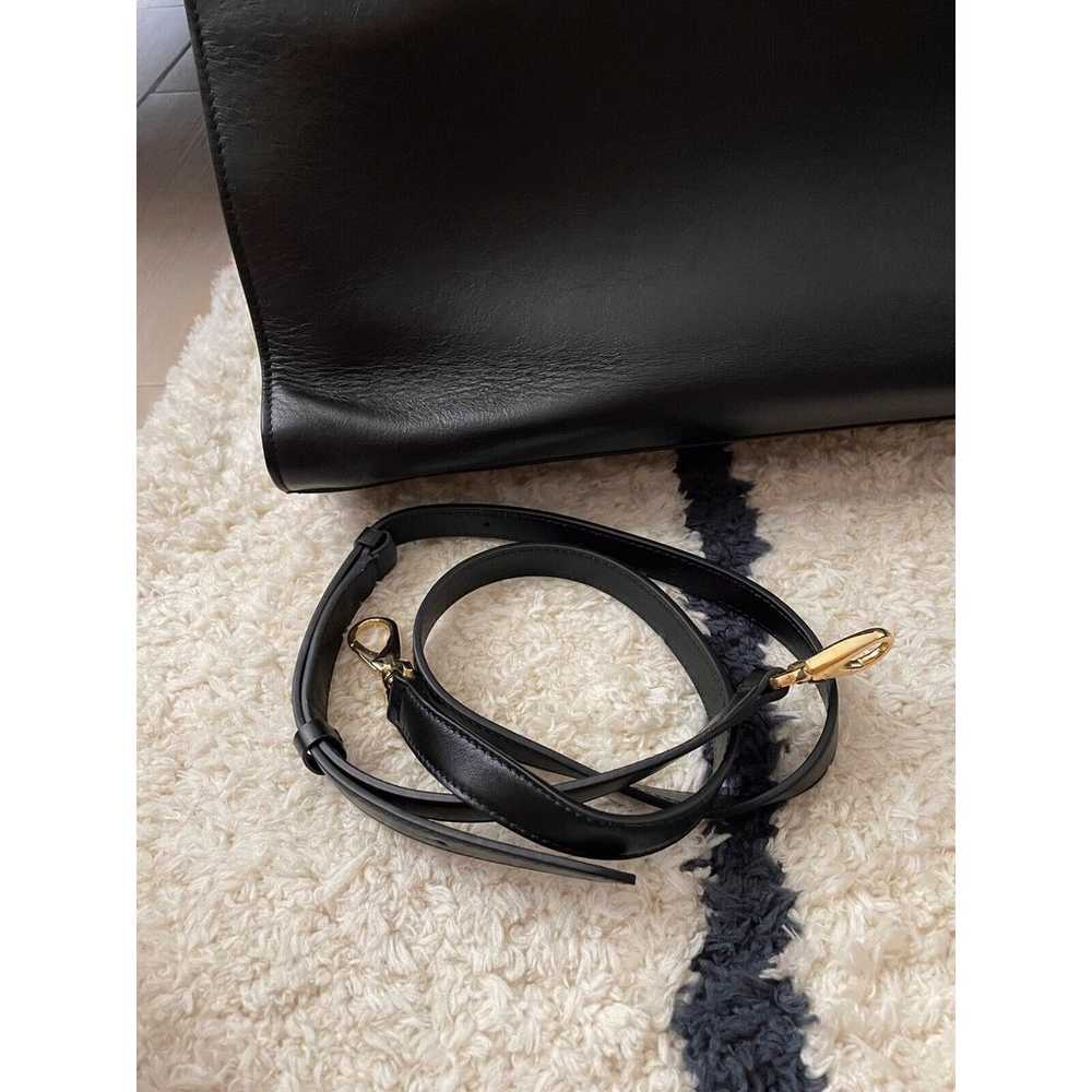 Cuyana black Leather Tote Bag Work Travel Crossbo… - image 10