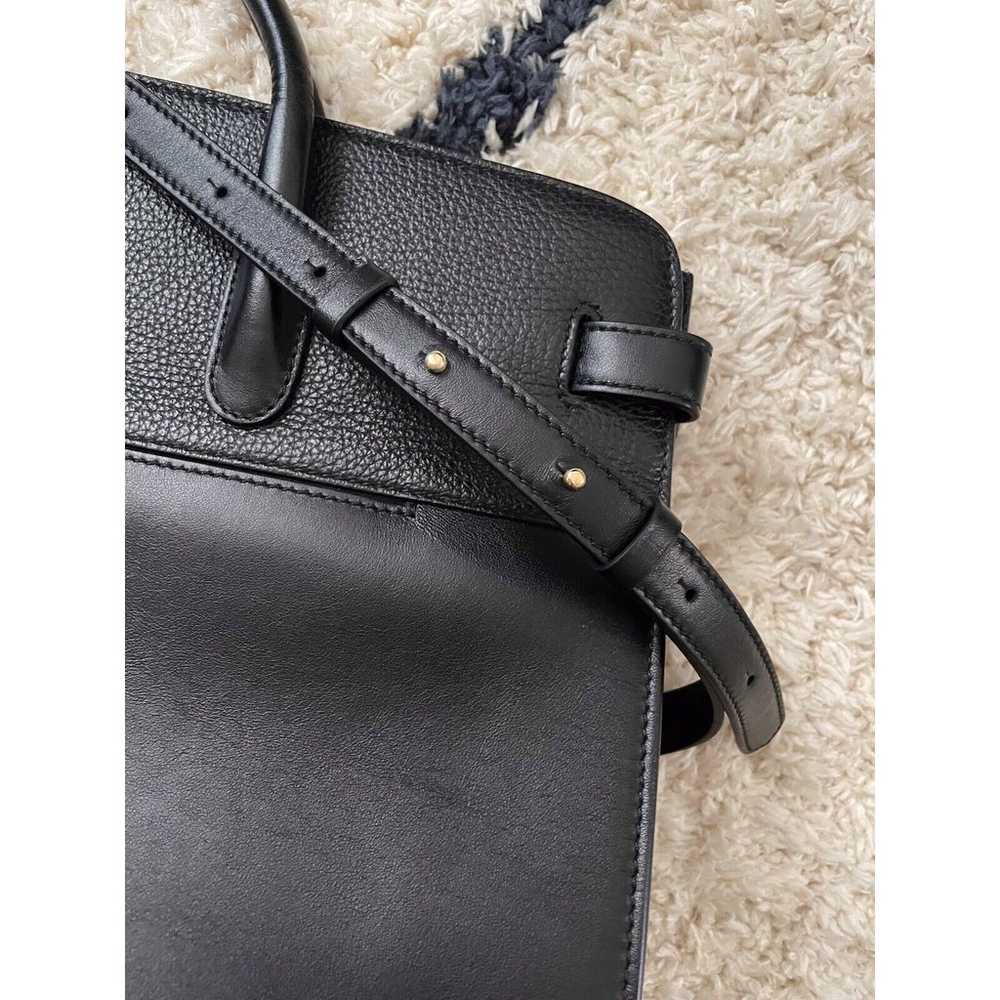 Cuyana black Leather Tote Bag Work Travel Crossbo… - image 12