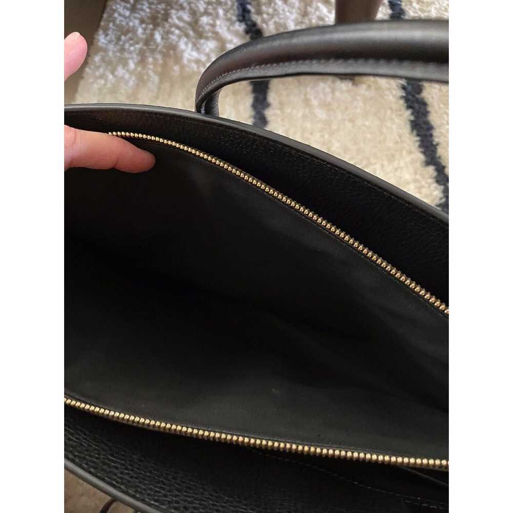 Cuyana black Leather Tote Bag Work Travel Crossbo… - image 6