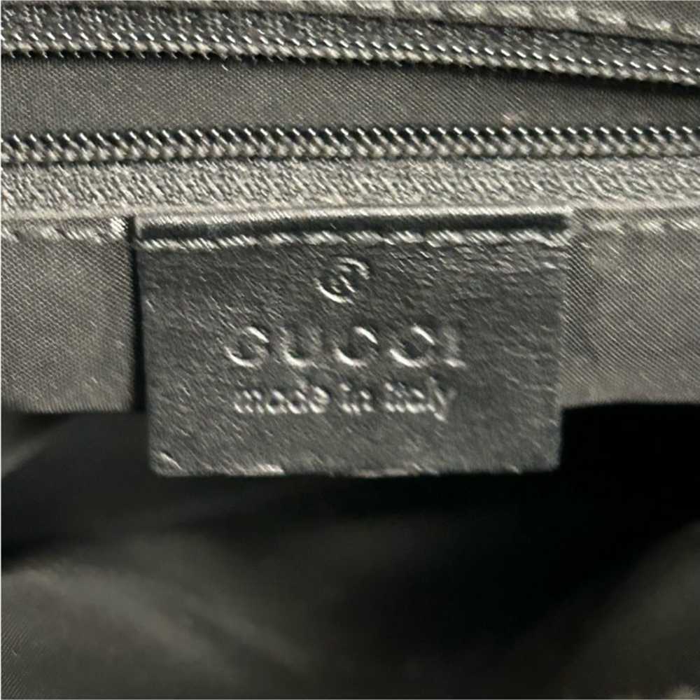 Excellent Gucci w chic bamboo handle tote - image 8