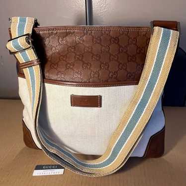 Gucci GG Guccissima canvas & leather bag