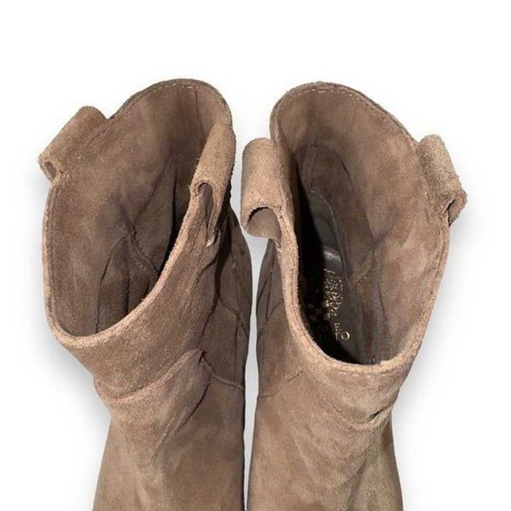 Vince Camuto Maves Suede Leather Ankle Boots Mush… - image 10