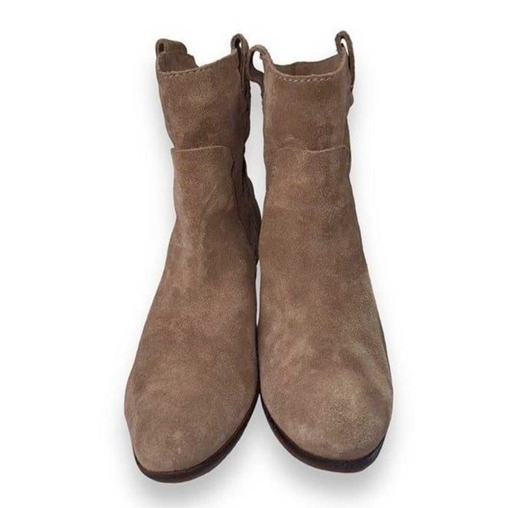 Vince Camuto Maves Suede Leather Ankle Boots Mush… - image 3